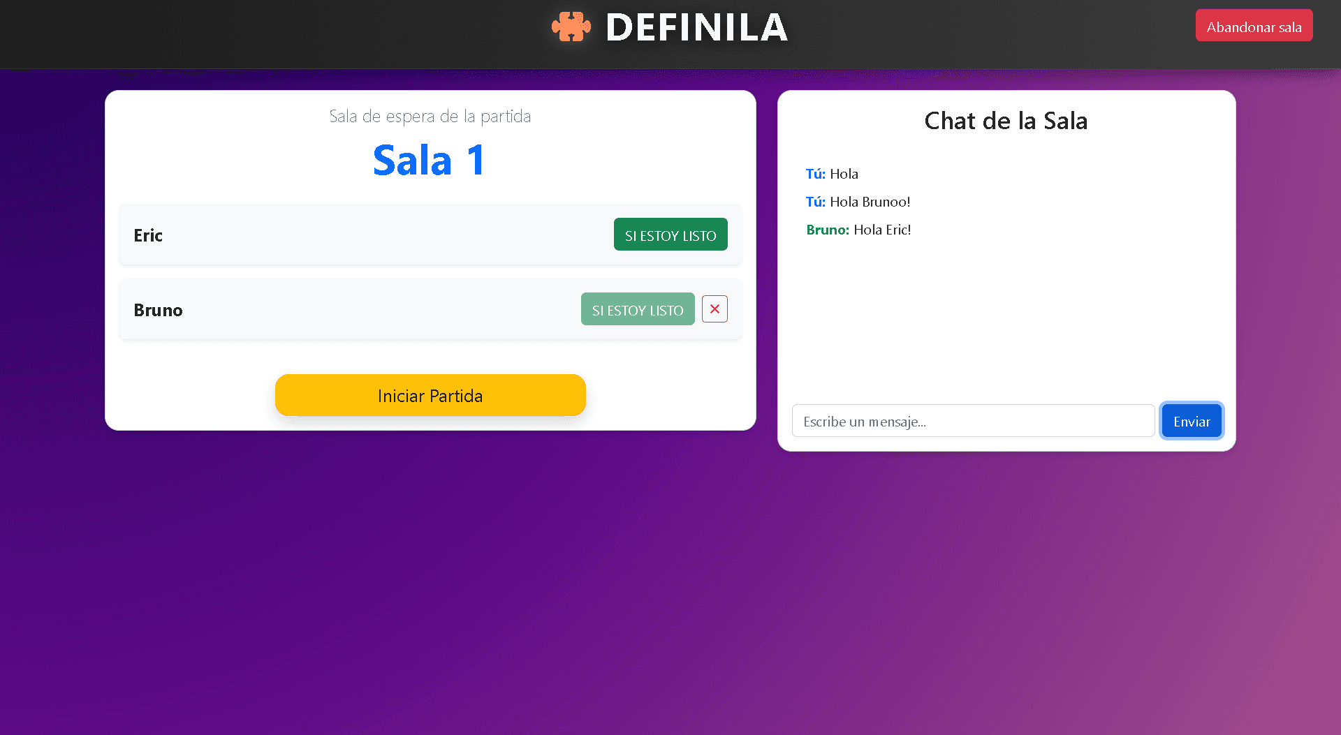 Captura de Adivina la palabra 2