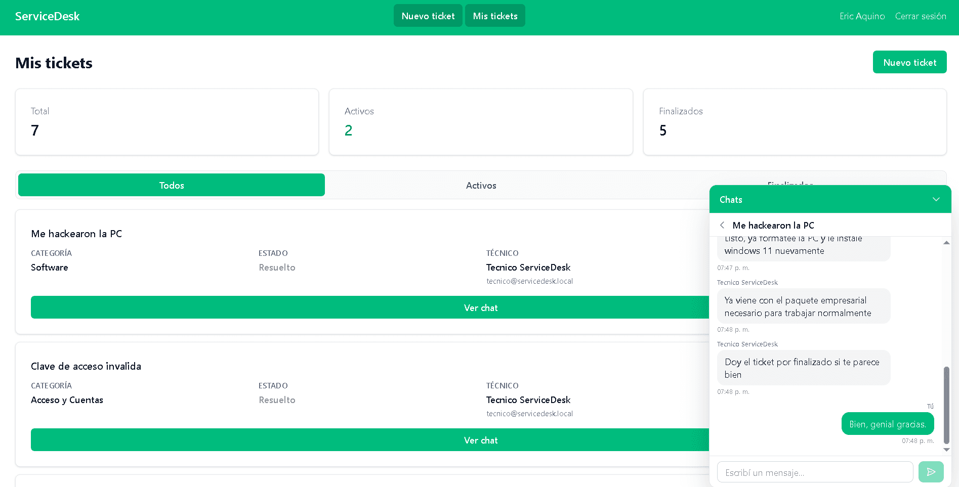 Captura de ServiceDesk 4